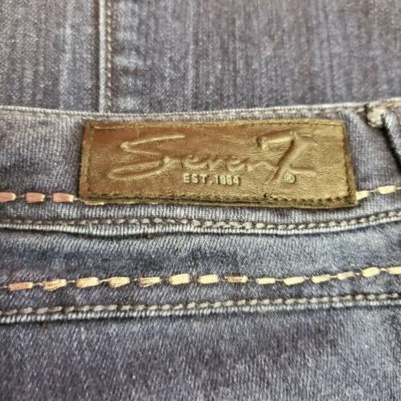 SEVEN7 Dark Wash Bootcut Jeans Sz 32 - Picture 7 of 9